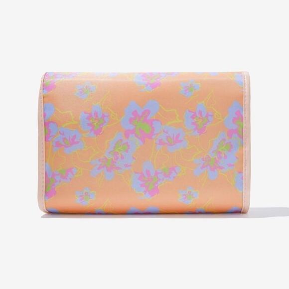 NWT NINE WEST Hanging Travel Vacation Floral Organizer Orange Pink FFF Fabfitfun - Picture 2 of 5